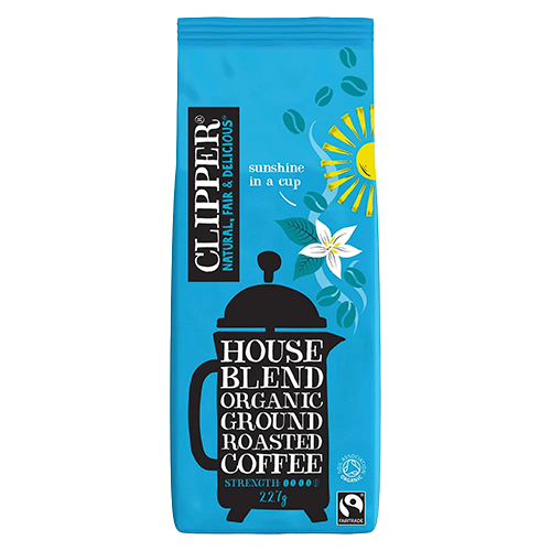 Clipper Kaffe House Blend Malet Ø (227 g)