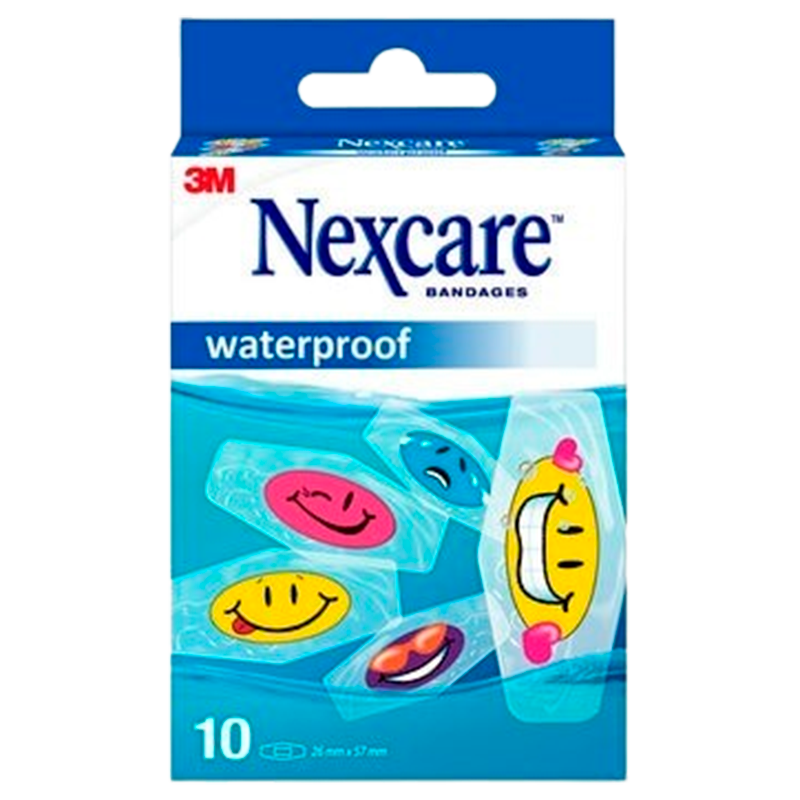 Nexcare Aqua 360 Strips Tattoo M. Smiley (10 stk)