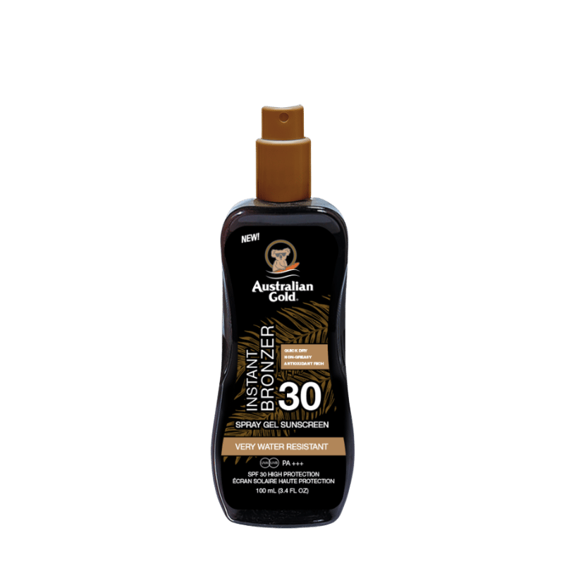 Australian Gold Instant Bronzer Spraygel SPF 30 (100 ml)
