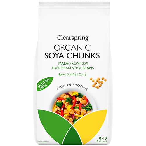 Clearspring Soja stykker Ø - 200 g