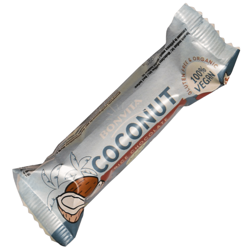 Kokosbar m. rismælk chokoladeovertræk Ø (40 gr)