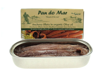 Biogan Ansjoser i olivenolie - 50 g.