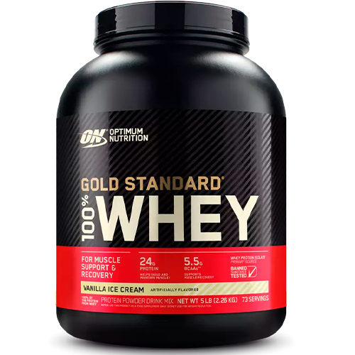 Optimum Nutrition Whey Gold Standard 100% Vanilla Ice Cream (2280 g)