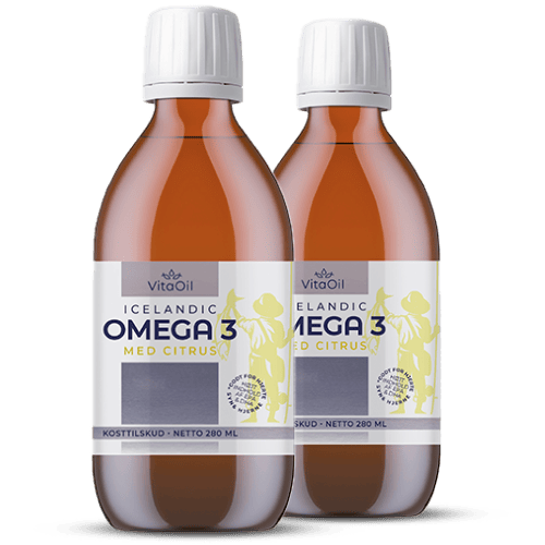 2 x VitaOil Icelandic Omega 3 Med Citrus (280 ml)