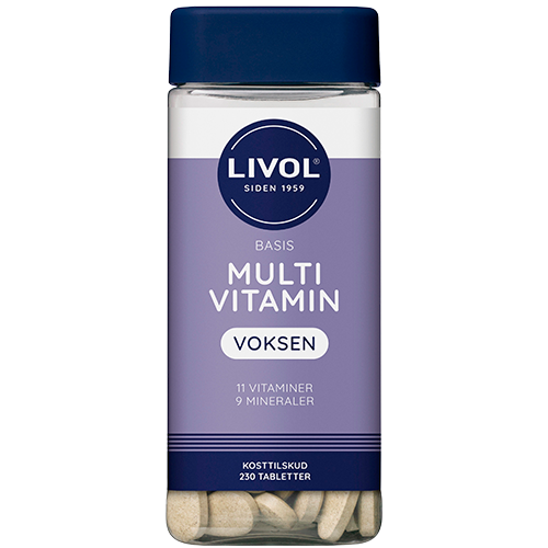 Livol Basis Multi Vitamin Voksen (230 tabs)