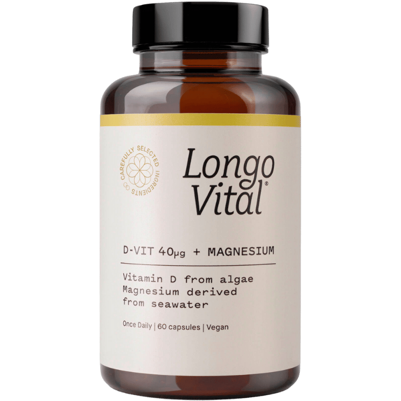 Longo Vital D-vitamin & Magnesium (60 stk)
