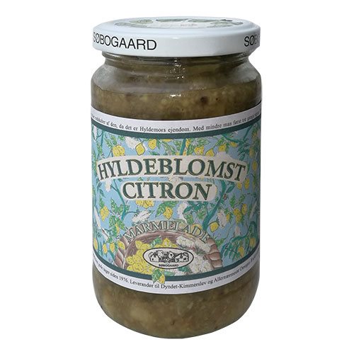 Søbogaard Hyldeblomst/Citron marmelade Ø - 400 g.