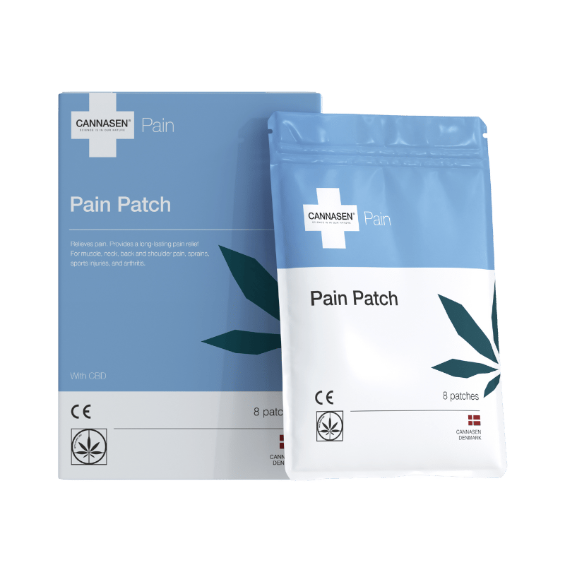 CANNASEN CBD Pain Patch Smerte plaster (8 stk)