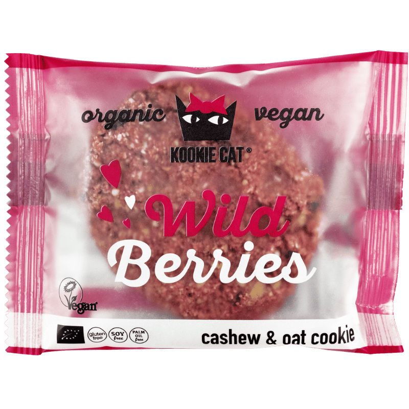 Kookie Cat Vilde Bær Cookie Ø (50 g)