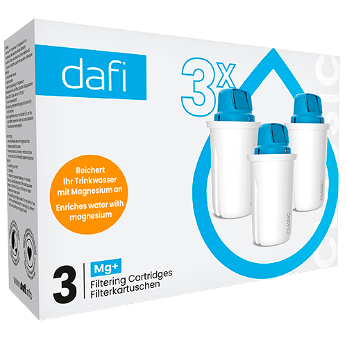 Dafi Filterpatroner 3-Packmagnesium Mineraler (1 sæt)