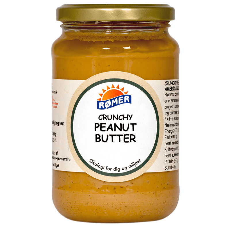 Rømer Økologisk Crunchy Peanut Butter - 370 ml