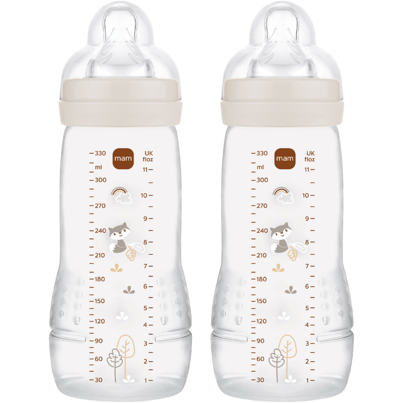 MAM Easy Active Sutteflaske Neutral 330 ml (2 stk)