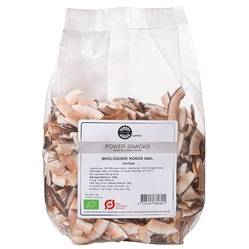 Dannevang Kokos Smil Ristede Ø (400 g)