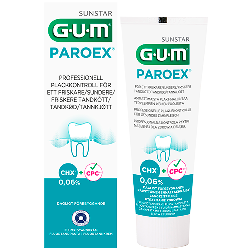 GUM Paroex 0,06% Klorhexidin Flour-tandpasta (75 ml)