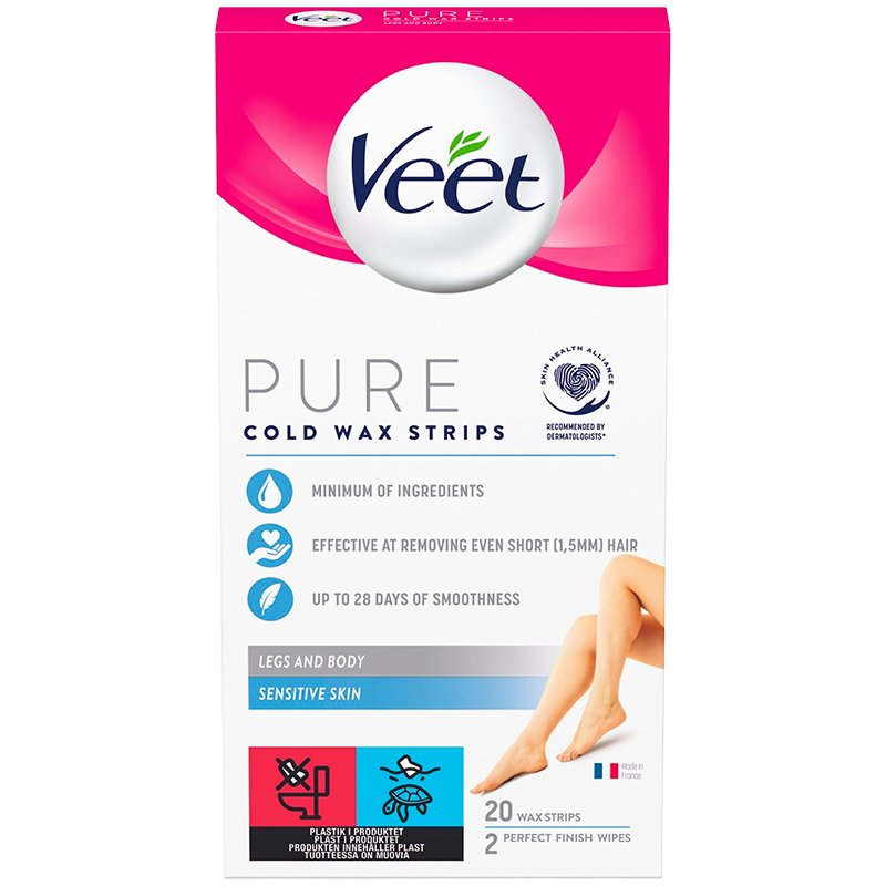 Veet Pure Cold Wax Strips Ben & Krop (20 stk)
