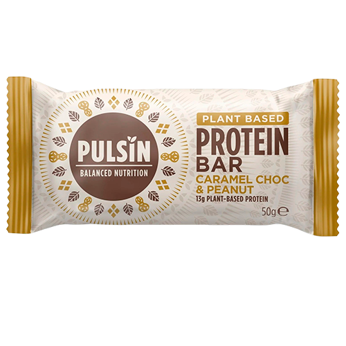 Pulsin Proteinbar Caramel Choc & Peanut - 50 g.