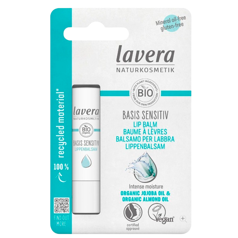 Lavera Basis Sensitiv Læbepomade Jojoba Olie og Sheasmør (1 stk)