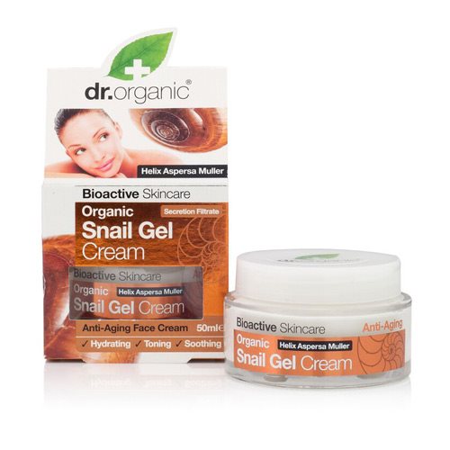 Dr. Organic Snail Gel Anti-agin face cream - 50 ml.
