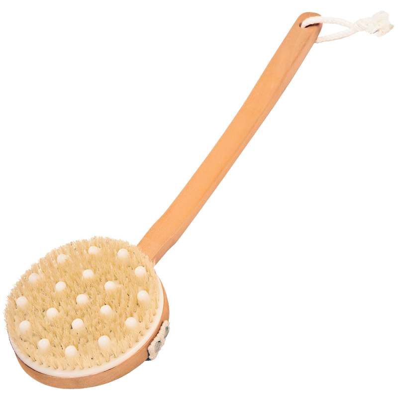 Croll & Denecke Bath Brush With Massage Pins & Long Handle - 1 stk.