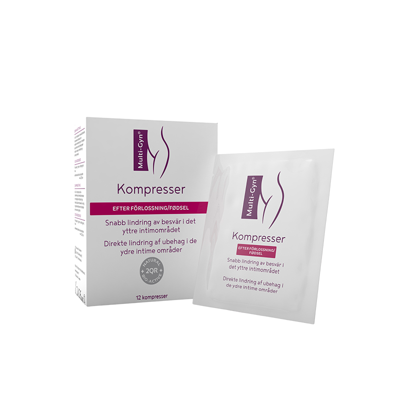 MultiGyn Kompresser (12 stk)