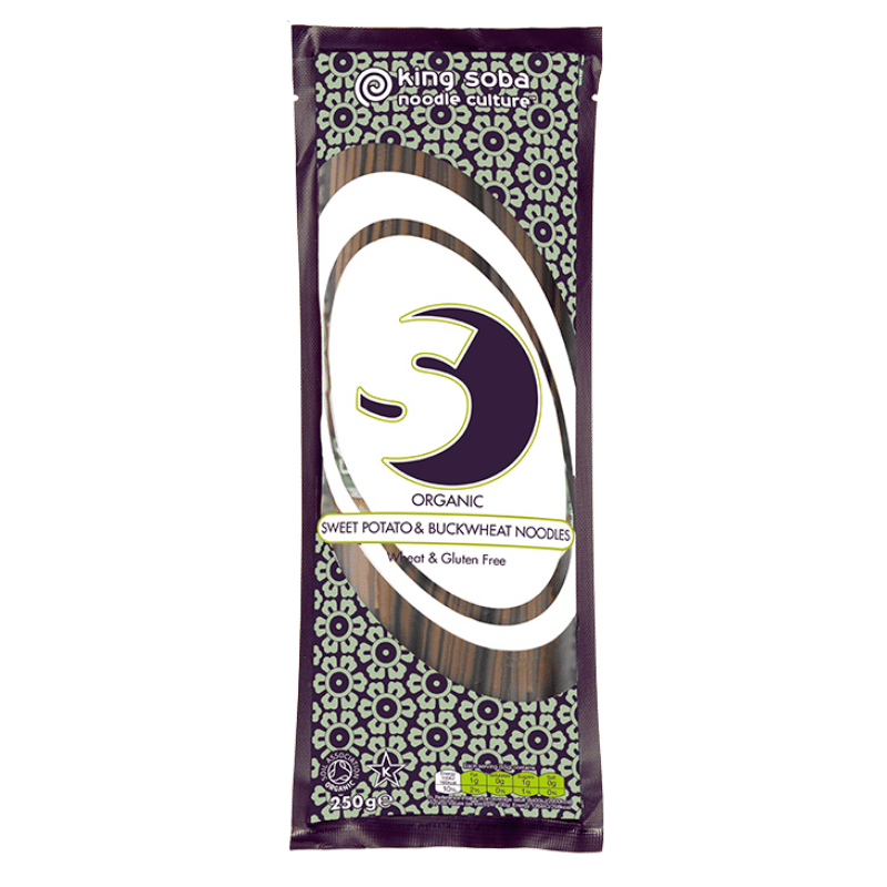 Clearsspring Boghvede og Sød Kartoffel Nudler Ø - 250 gr.