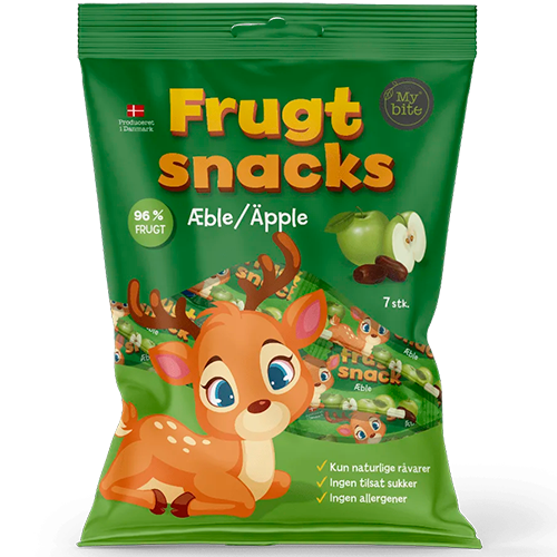MyBite Mini FrugtBar Æble (100 g)
