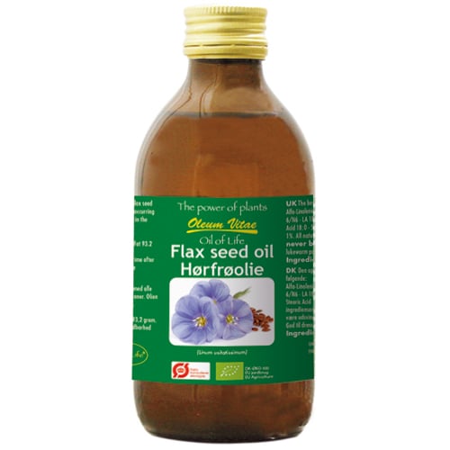 Livets Olie - Oil Of Life Ren Hørfrø Ø - 250 ml.