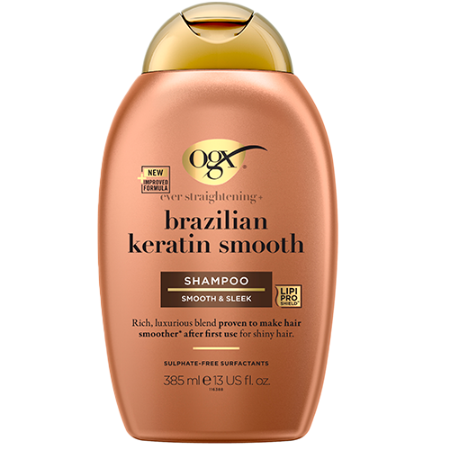 OGX Brazilian Keratin Smooth Shampoo - 385 ml.