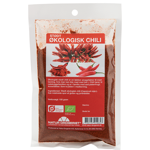 Natur Drogeriet Chili Stødt Ø - 100 gr