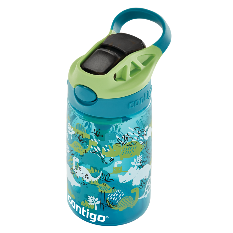 Contigo Drikkeflaske Easy Clean Green dino body (420 ml)
