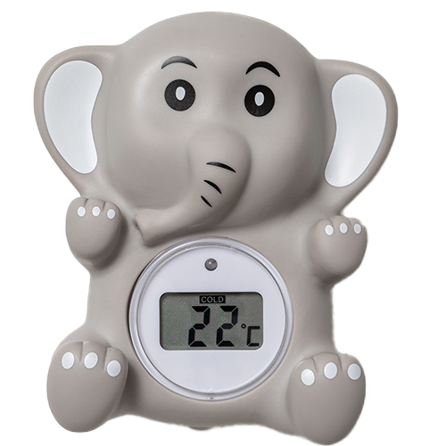 Oopsy Digitalt Bad & Rumtermometer Elefant (1 stk)
