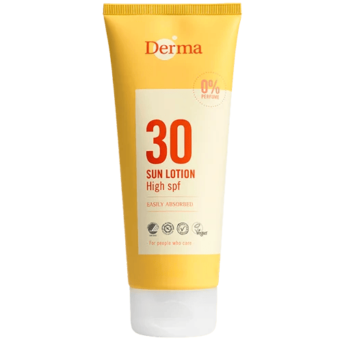 Derma Sollotion SPF30 høj beskyt. - 200 ml.