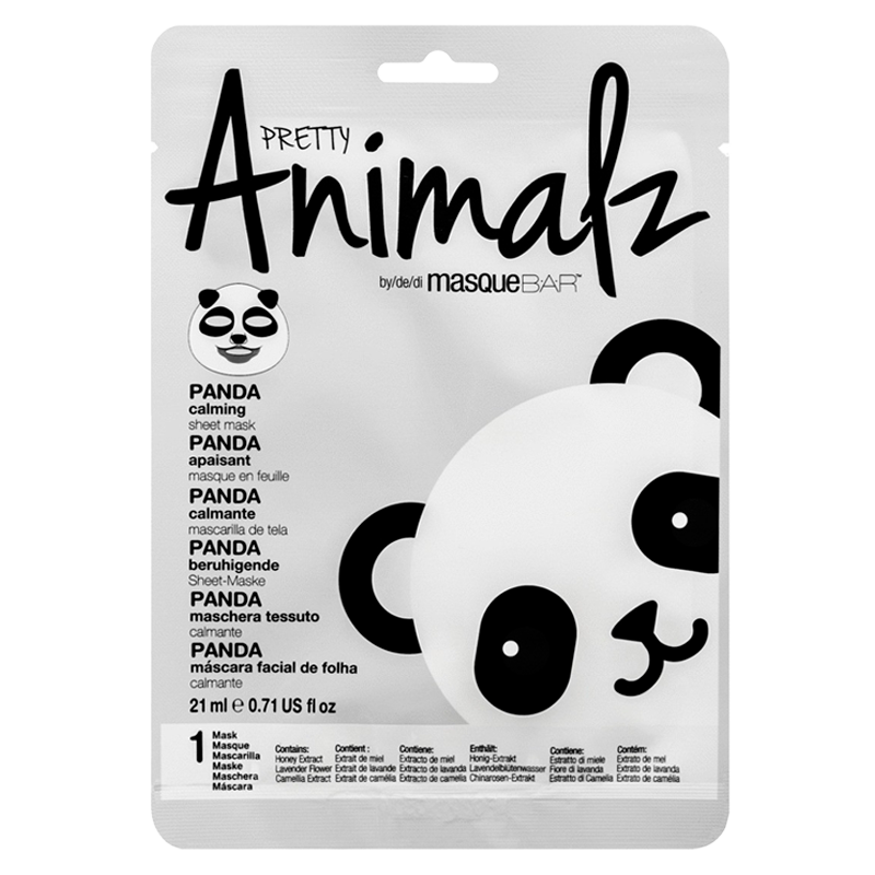 MasqueBar Animalz Panda Sheet Mask (1 stk)