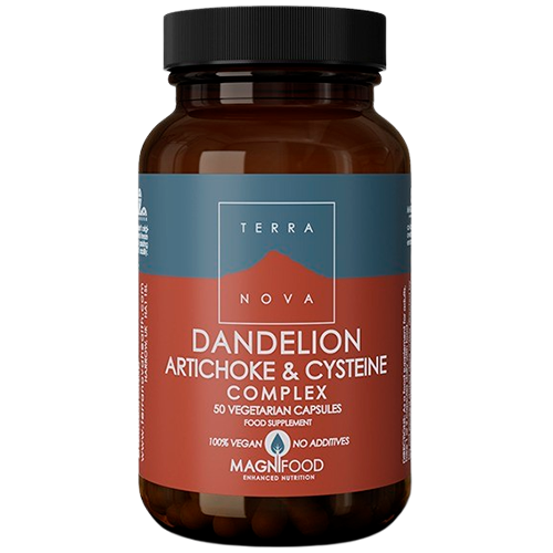 Terranova Dandelion, Artichoke & Cysteine Complex (50 kaps)