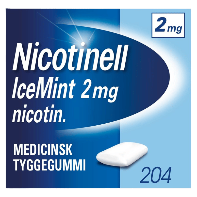 Nicotinell Icemint Tyggegummi 2MG - 204 stk.