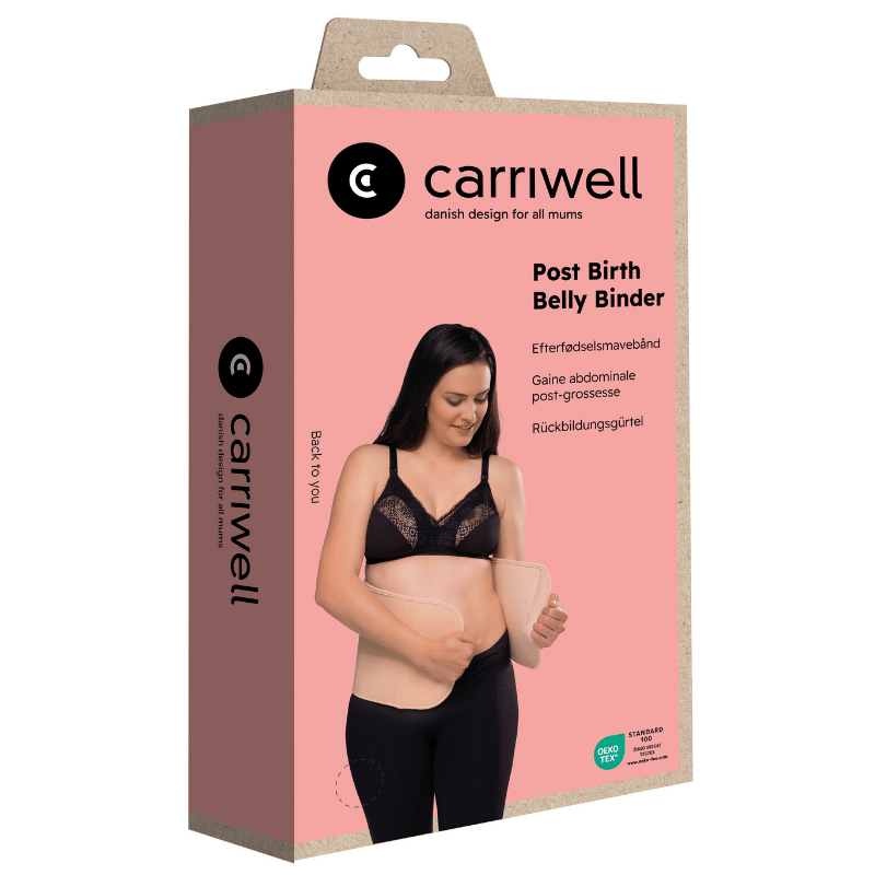 Carriwell Organic Mavebånd Belly Binder Black - S/M - 1 stk