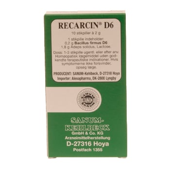 SANUM Recarcin D6 Stikpiller (10 Stk)
