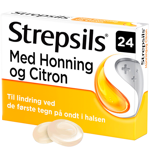 Strepsils Honning/Citron Sugetabletter - 24 stk