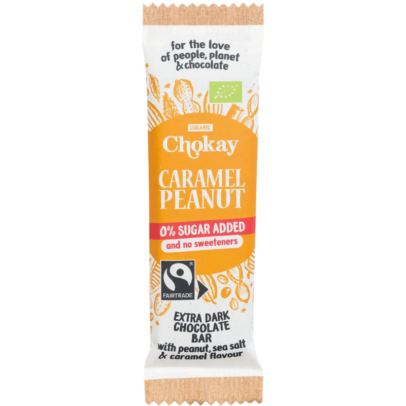 Chokay Peanut Caramel Chokolade Bar Ø (30 g)