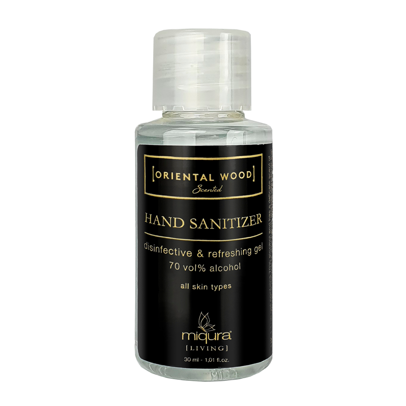 Miqura Living Oriental Wood Hand Sanitizer (30 ml)