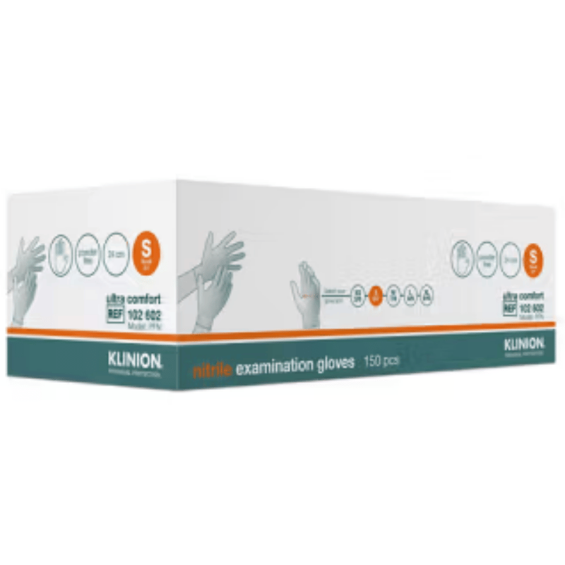 Klinion Protection Nitrilhandske Ultra Comfort Pudderfri Small (150 stk)