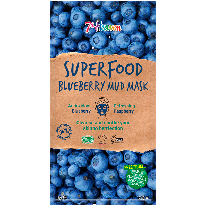 7th Heaven Superfood Blueberry Mud Mask - 10 g