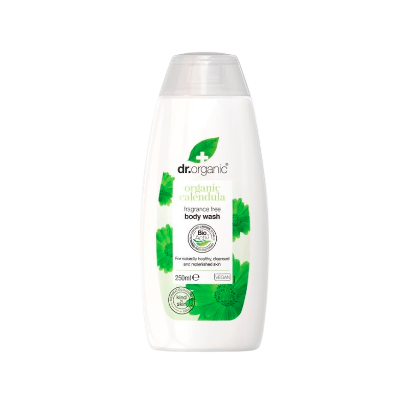 Dr. Organic Calendula Fragrance Free Body Wash (250 ml)