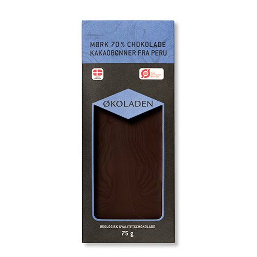 Økoladen Chokolade mørk 70% Ø - 75 g