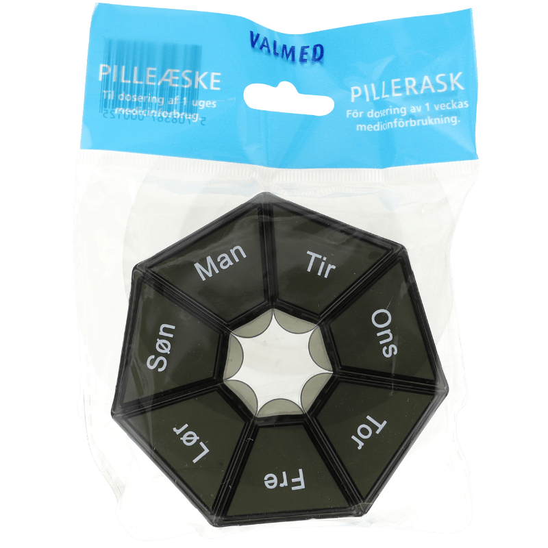ValMed Pilleæske M. 7 rum (1 stk)