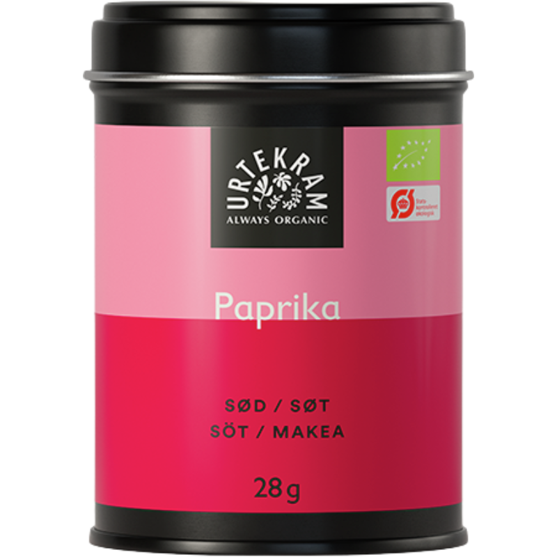 Urtekram Paprika Sød Ø - 28 g.