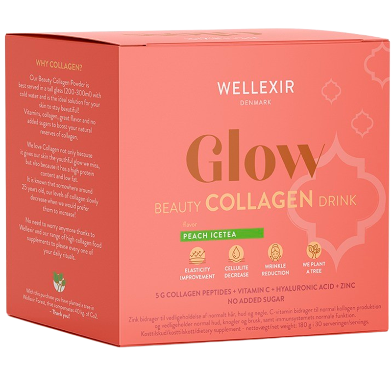 Wellexir Glow Beauty Drink Peach Ice Tea (30x6 g)