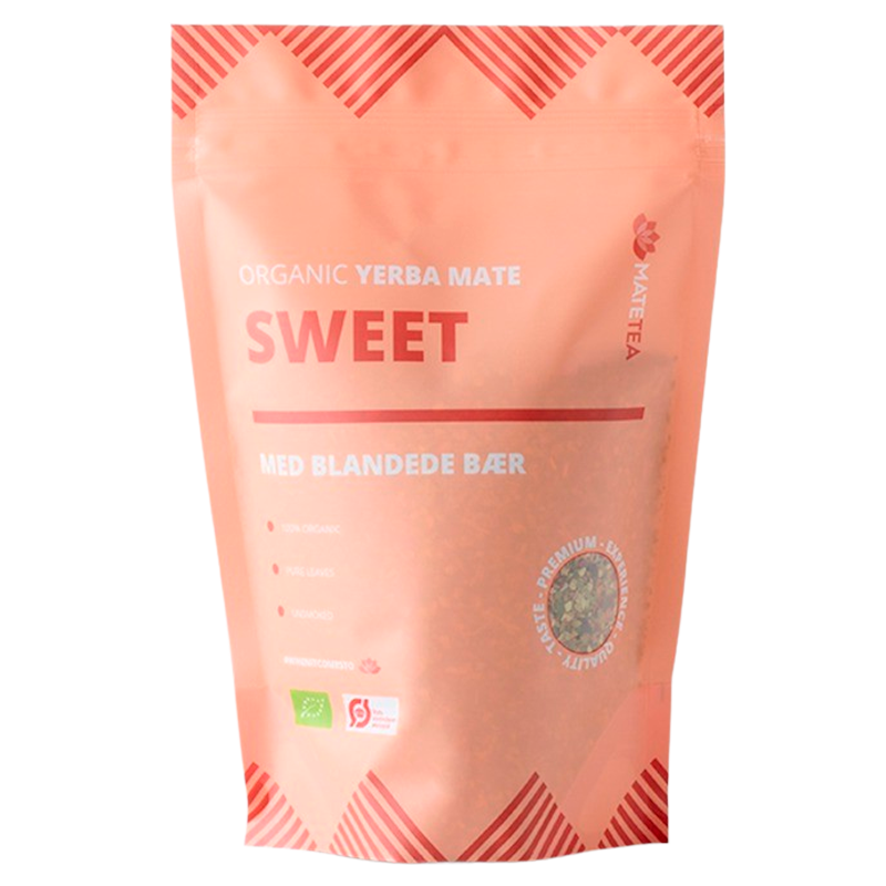 Matetea Yerba Mate Sweet Blandende Bær Ø (180 g)