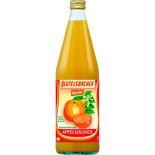 Beutelsbacher Appelsinsaft Demeter Ø (750 ml)