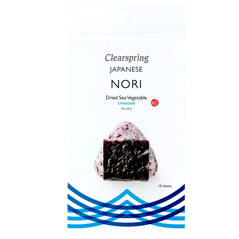 Clearspring Nori plader - rå - 10 plader